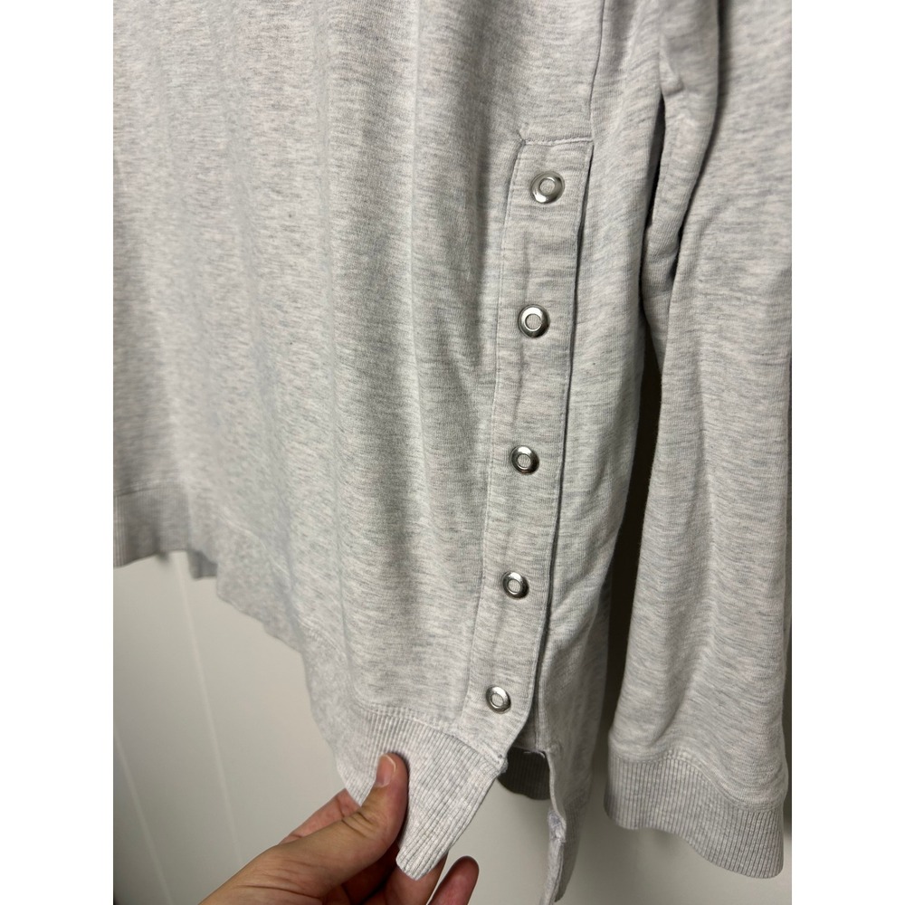 Tasc Performance Sweatshirt Womens L Gray Bamboo Organic Cotton outdoor gorpcore - Picture 4 of 9